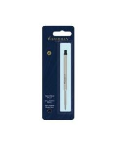 Waterman Ballpoint Pen Refill, Medium Point, 0.7 mm, Black