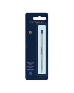 Waterman Ballpoint Pen Refill, Medium Point, 0.7 mm, Blue