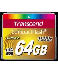 Transcend Ultimate 64 GB CompactFlash - 160 MB/s Read - 120 MB/s Write - 1000x Memory Speed