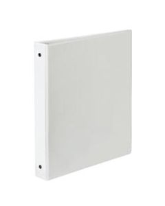 Avery Economy View 3-Ring Binder, 1in Round Rings, White, Pack Of 12