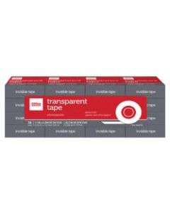 Office Depot Brand Transparent Tape Refills, 3/4in x 1,296, Clear, Pack Of 16