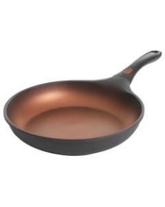 Kenmore Midway Cast Aluminum Nonstick Frying Pan, 11in, Black/Copper