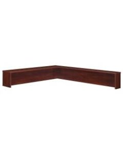 Bush Business Furniture Components Reception L Shelf, Hansen Cherry/Graphite Gray, Standard Delivery