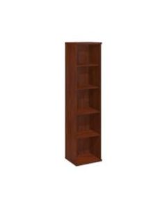 Bush Business Furniture Components 5 Shelf Bookcase, 18inW, Hansen Cherry, Standard Delivery