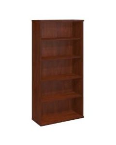Bush Business Furniture Components 5 Shelf Bookcase, 36inW, Hansen Cherry, Standard Delivery
