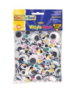 Creativity Street Assorted Classpack Wiggle Eyes - (Assorted) Shape - Assorted - 1000 / Pack