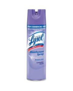 Lysol Professional Disinfectant Spray, Lavender Scent, 19 Oz Bottle, Box Of 12