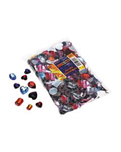 Creativity Street Acrylic Gemstones & Buttons, Assorted Sizes, Assorted Colors, 1 Lb Bag