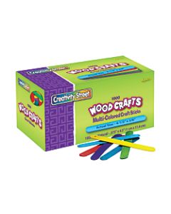 Creativity Street Wood Crafts Regular Craft Sticks, 4 1/2in x 3/8in x 2mm, Color, Box Of 1,000