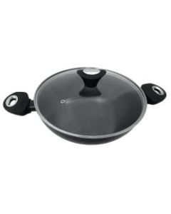 Oster Cuisine Allston 6-Quart Aluminum Everyday Pan, Black