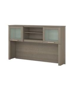 Bush Furniture Somerset Hutch for L Shaped Desk, 60inW, Ash Gray, Standard Delivery