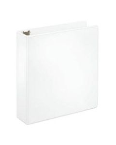 Office Depot Brand Durable View 3-Ring Binder, 2in Round Rings, 49% Recycled, White
