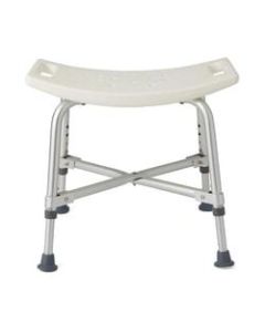 Guardian Bariatric Aluminum Bath Bench Without Back, White