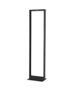 Eaton Two Post Rack with Six-Inch Uprights (Unassembled) - 45U Rack Height x 18.80in Rack Width - Black - Aluminum - 1200 lb Static/Stationary Weight Capacity