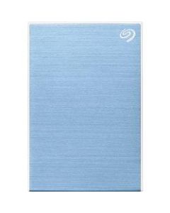 Seagate One Touch STKB2000402 2 TB Portable Hard Drive - 2.5in External - Light Blue - USB 3.0 - 2 Year Warranty