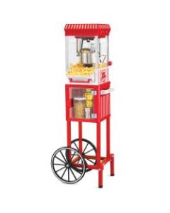 Nostalgia Electrics KPM200CART Vintage Popcorn Cart, Red