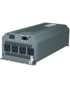 Tripp Lite Compact Inverter 1800W 12V DC to 120V AC 4 Outlets 5-15R - Input Voltage: 12 V DC - Output Voltage: 120 V AC - Continuous Power: 1.80 kW