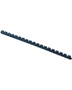 Fellowes 19-ring Plastic Comb Binding - 0.3in Height x 10.8in Width x 0.3in Depth - 40 x Sheet Capacity - For Letter Sheet - Round - Navy - Plastic - 100 / Pack