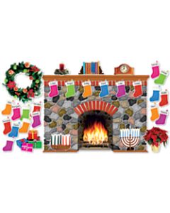 Scholastic Teachers Friend Holiday Hearth Bulletin Board Set, Pre-K - Grade 5