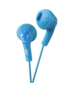 JVC Gumy HA-F160 Earphone - Stereo - Blue - Mini-phone (3.5mm) - Wired - 16 Ohm - 15 Hz 20 kHz - Earbud - Binaural - Outer-ear - 3.28 ft Cable