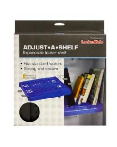 LockerMate Adjust-A-Shelf Adjustable Locker Shelf, 1-3/4inH x 95inW x 10inD, Assorted Colors