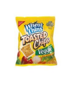 Nabisco Wheat Thins Toasted Chips, Veggie Flavor, 1.7 Oz, Box Of 60