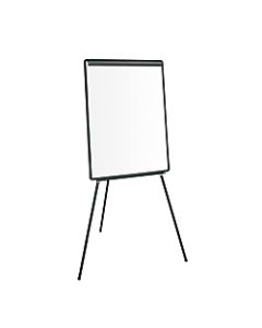 MasterVision Magnetic Tripod Tabletop/Floor Easel, Steel, Black