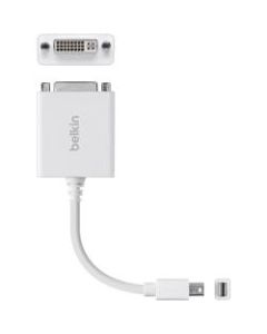Belkin Mini DisplayPort/DVI Video Cable - DVI/Mini DisplayPort Video Cable for Video Device - Mini DisplayPort Male Digital Audio/Video - DVI Female Video