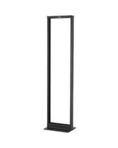 Eaton Two Post Rack with Three-Inch Uprights (Unassembled) - 45U Rack Height x 18.30in Rack Width - Black - 1200 lb Static/Stationary Weight Capacity