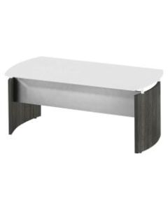Mayline Desk Base - 1in x 29.7in x 26in x 1in - Beveled Edge - Material: Polyvinyl Chloride (PVC) Edge - Finish: Gray Steel Laminate