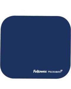 Fellowes Mouse Pad With Microban, 8in x 9in, Blue