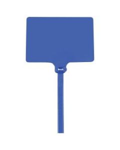 Office Depot Brand Identification Cable Ties, 6in, Blue, Case Of 100