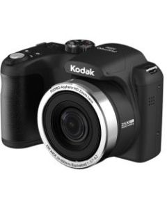 Kodak PIXPRO AZ252 16.2 Megapixel Compact Camera - Black - 1/2.3in Sensor - Autofocus - 3inLCD - 25x Optical Zoom - 4x Digital Zoom - Optical (IS) - 4608 x 3456 Image - 1280 x 720 Video - HD Movie Mode