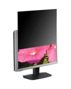 Business Source 16:9 Ratio Blackout Privacy Filter Black - For 21.5in Widescreen LCD Monitor - 16:9 - Black