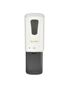 Alpine Wall Mount Automatic Foam Hand Sanitizer Dispenser With Drip Tray, 18-1/8inH x 6inW x 4-1/2inD, White
