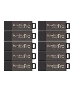 Centon DataStick Pro USB 2.0 Flash Drives, 32GB, Gray, Pack Of 10 Flash Drives