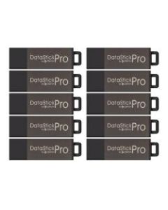 Centon DataStick Pro USB 2.0 Flash Drives, 32GB, Gray, Pack Of 10 Flash Drives