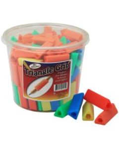The Pencil Grip Triangle Pencil Grips, 1 3/4in, Assorted Colors, Pack Of 200