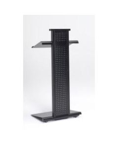 Mayline Lighted Mobile Lectern, Black