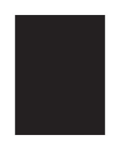 Pacon SunWorks Multipurpose Construction Paper, 24in x 18in, Black, Pack Of 50 Sheets