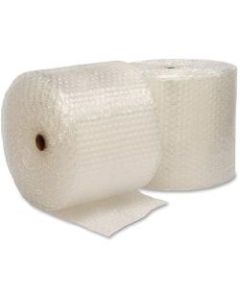 Sparco Bulk Bubble Cushioning Roll in Bag - 24in Width x 125 ft Length - 0.5in Bubble Size - Clear