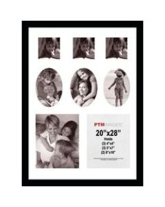 PTM Images Photo Frame, Collage, 20inH x 28inW, Black