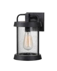 Kenroy Home Gavin 1-Light Small Lantern, 6-11/16inW,Forged Graphite