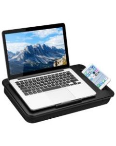 LapGear Sidekick Lap Desk, 11inH x 17inW x 2.2inD, Black