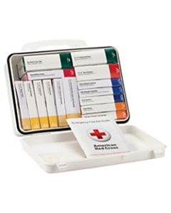 First Aid Only 16-Unit First Aid Kit, 2 3/8inH x 6 5/16inW x 9inD, White