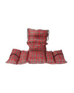 DMI Comfort Pillow Cushion, 16in x 16in, Plaid