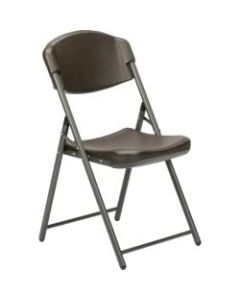 SKILCRAFT Folding Chair, Espresso Brown