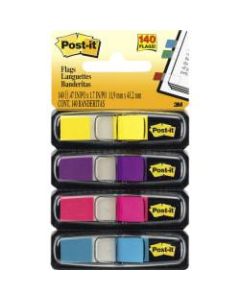 Post-it Assorted Color Small Flags Value Pack - Bright Assorted - Self-adhesive, Repositionable - 840 / Pack