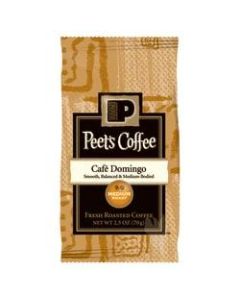 Peets Coffee & Tea Single-Serve Coffee Packets, Cafe Domingo Coffee, Carton Of 18