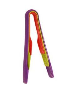 Starfrit Set of Three Nestable Tongs - 6, 8 and 10in - 3 Piece(s) - 3 x Tong - Dishwasher Safe - Nylon, Silicone, Stainless Steel